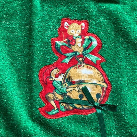 Christmas Set Of‎ 12 Assorted Holiday Hand Towels Festive Embroidery Appliqué - Picture 11 of 13